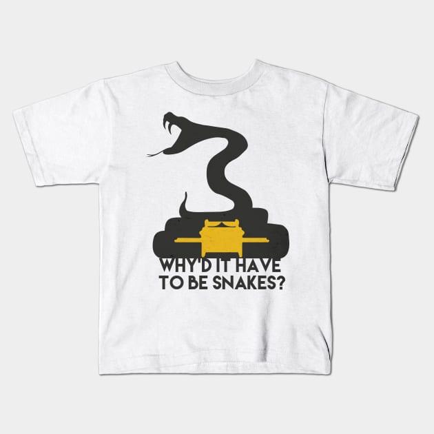 Why'd it have to be snakes? Kids T-Shirt by WinterWolfDesign
